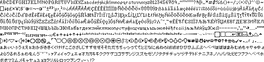 Hollowetica &ndash; Character Set