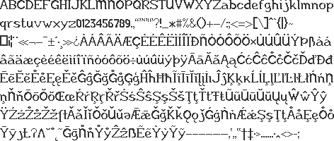 Montfauçon – Character Set